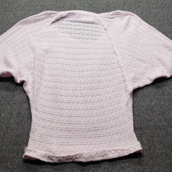 Free People We The Free Thein’s Hacci Top Pink Off Shoulder Long Sleeve Sz Small - Picture 3 of 8